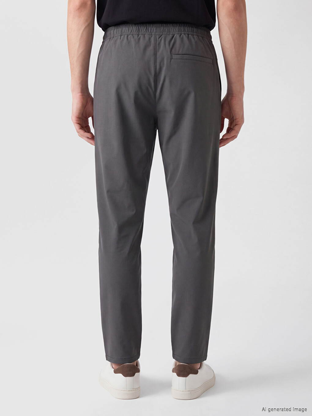 Antrasit Regular Fit Erkek Pantolon-3