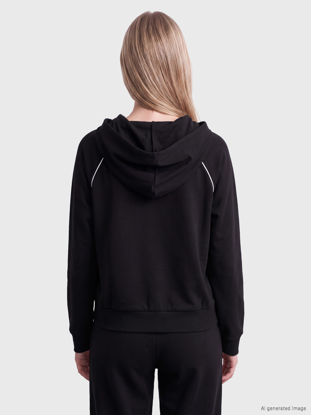 Kapuzensweatshirt Mit Reißverschluss Für Damen-3