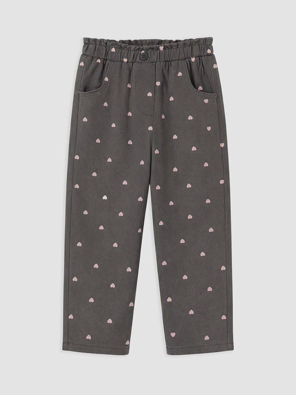 Girls' Fleece Lined Gabardine Trousers