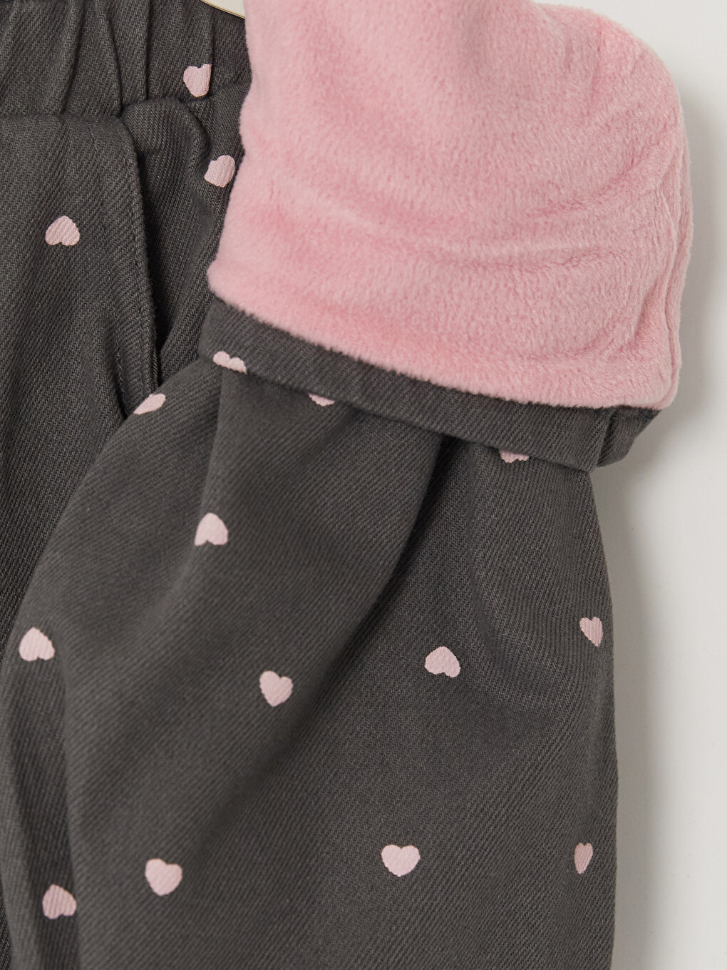 Girls' Fleece Lined Gabardine Trousers-3