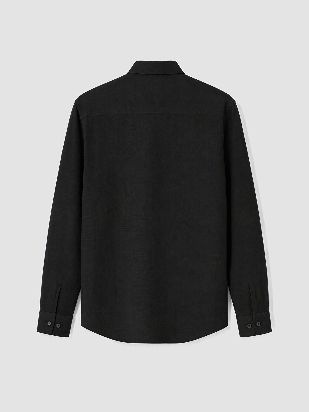 Siyah Slim Fit Erkek Gömlek-2