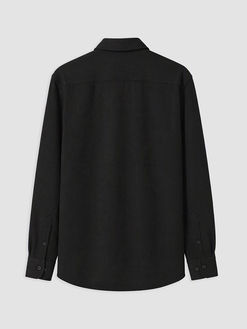 Siyah Slim Fit Erkek Gömlek-1