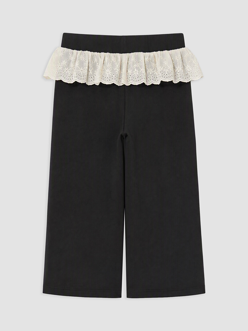 Pantaloni De Trening Groși Brodați Pentru Fete-1