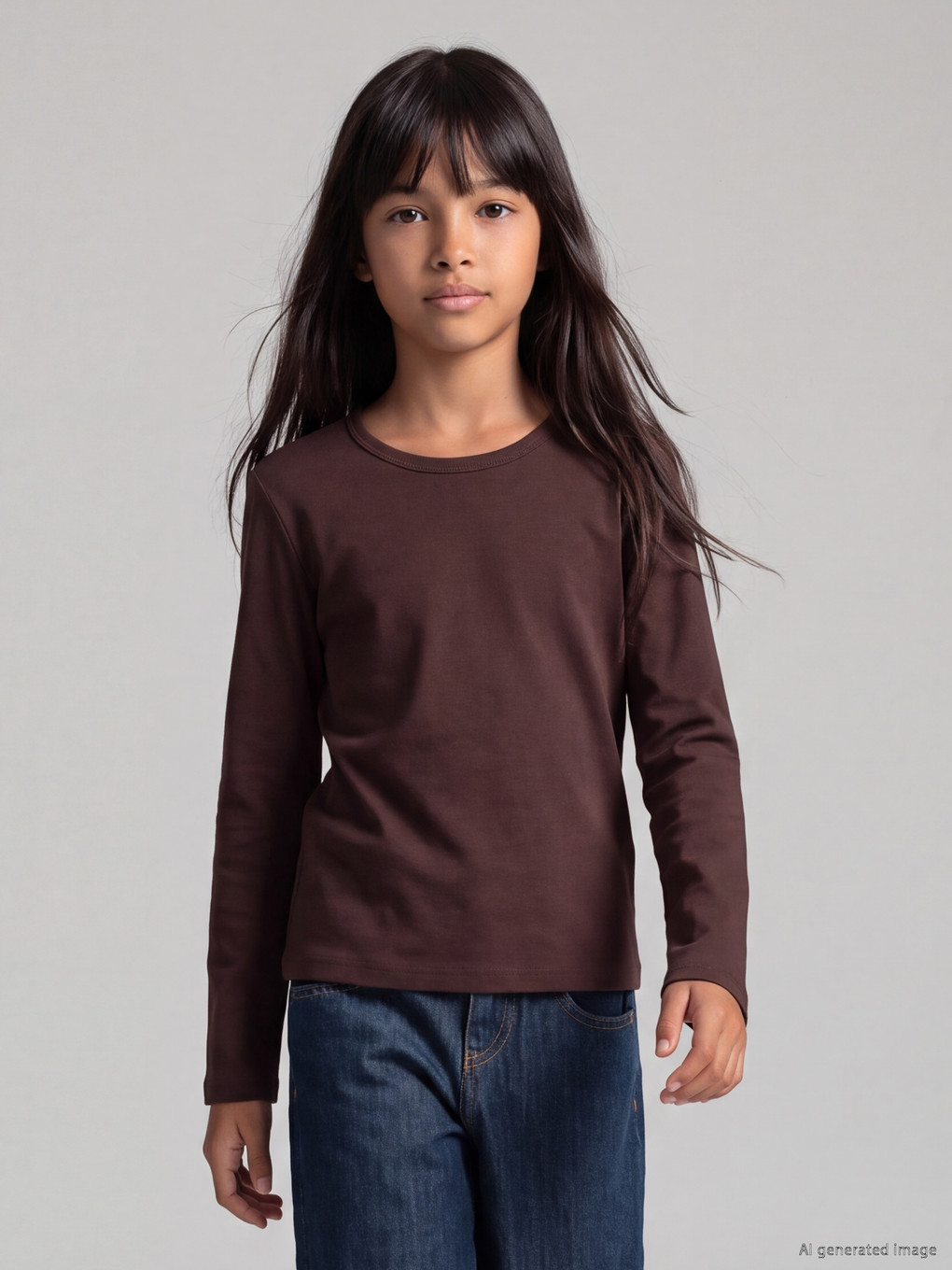 Crew Neck Girls' T-shirt 3-pack-3