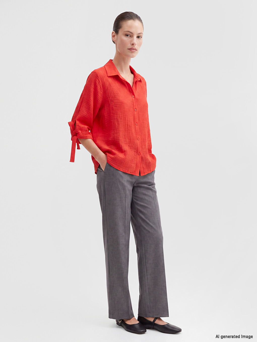 Textured Women's Shirt-1