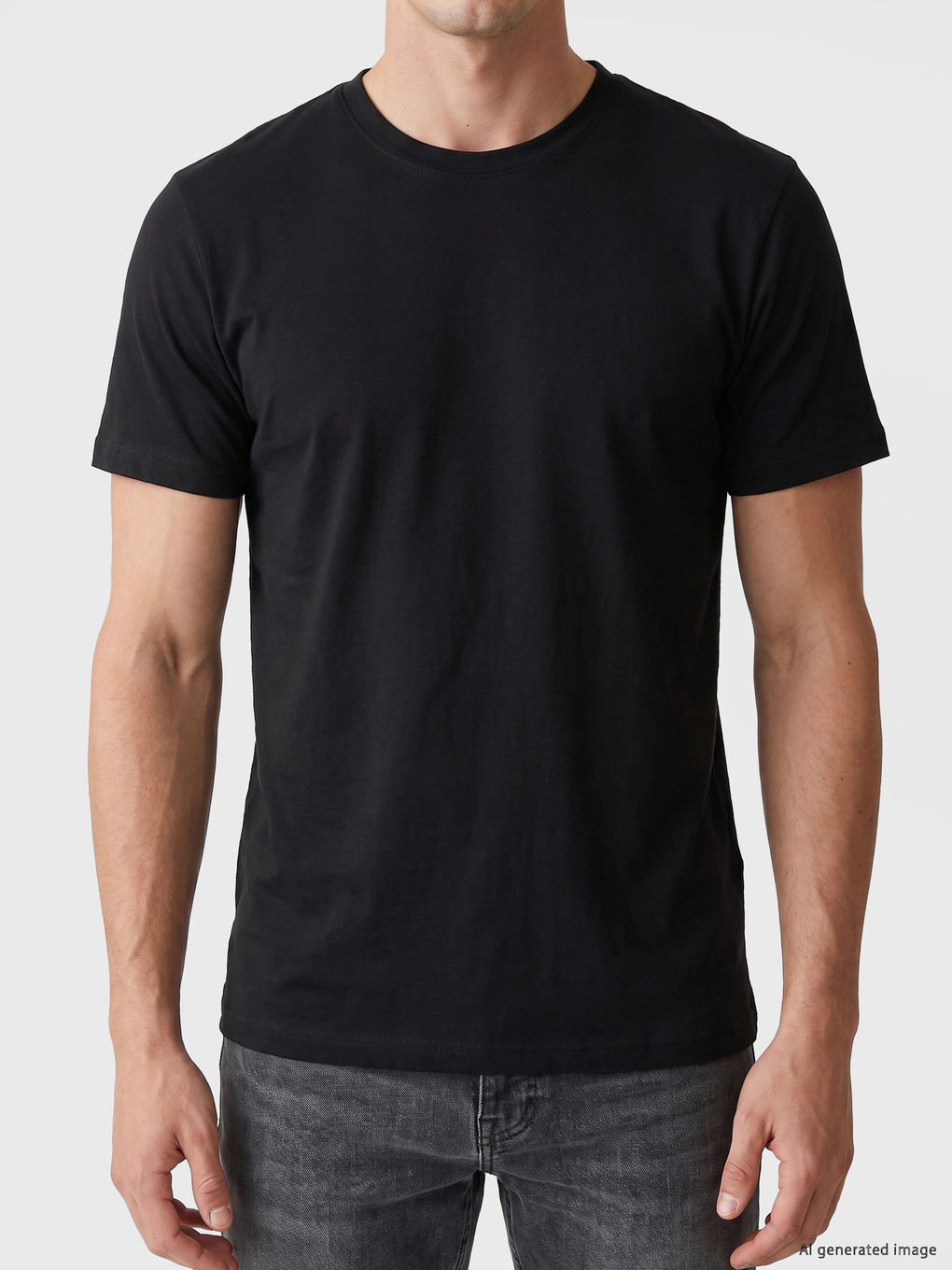 Crew Neck Men's T-shirt-2