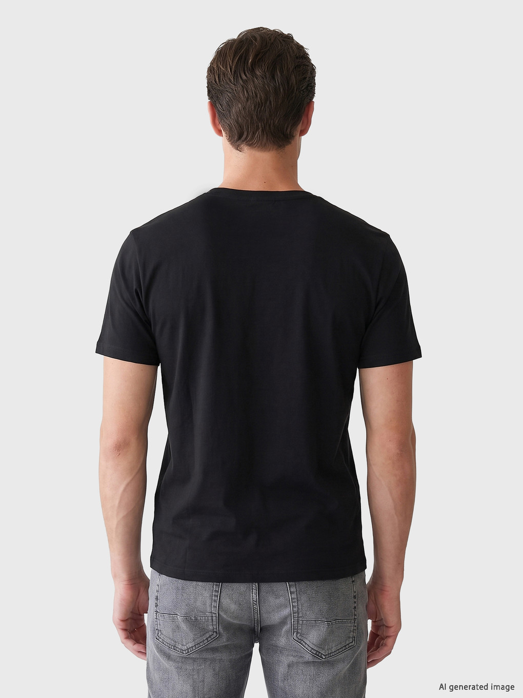 Crew Neck Men's T-shirt-3
