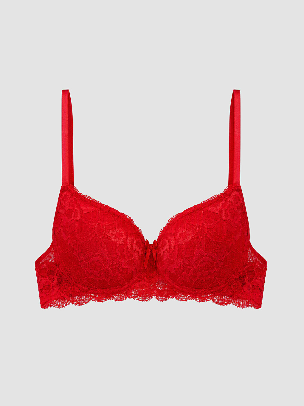 Woman Red Bra