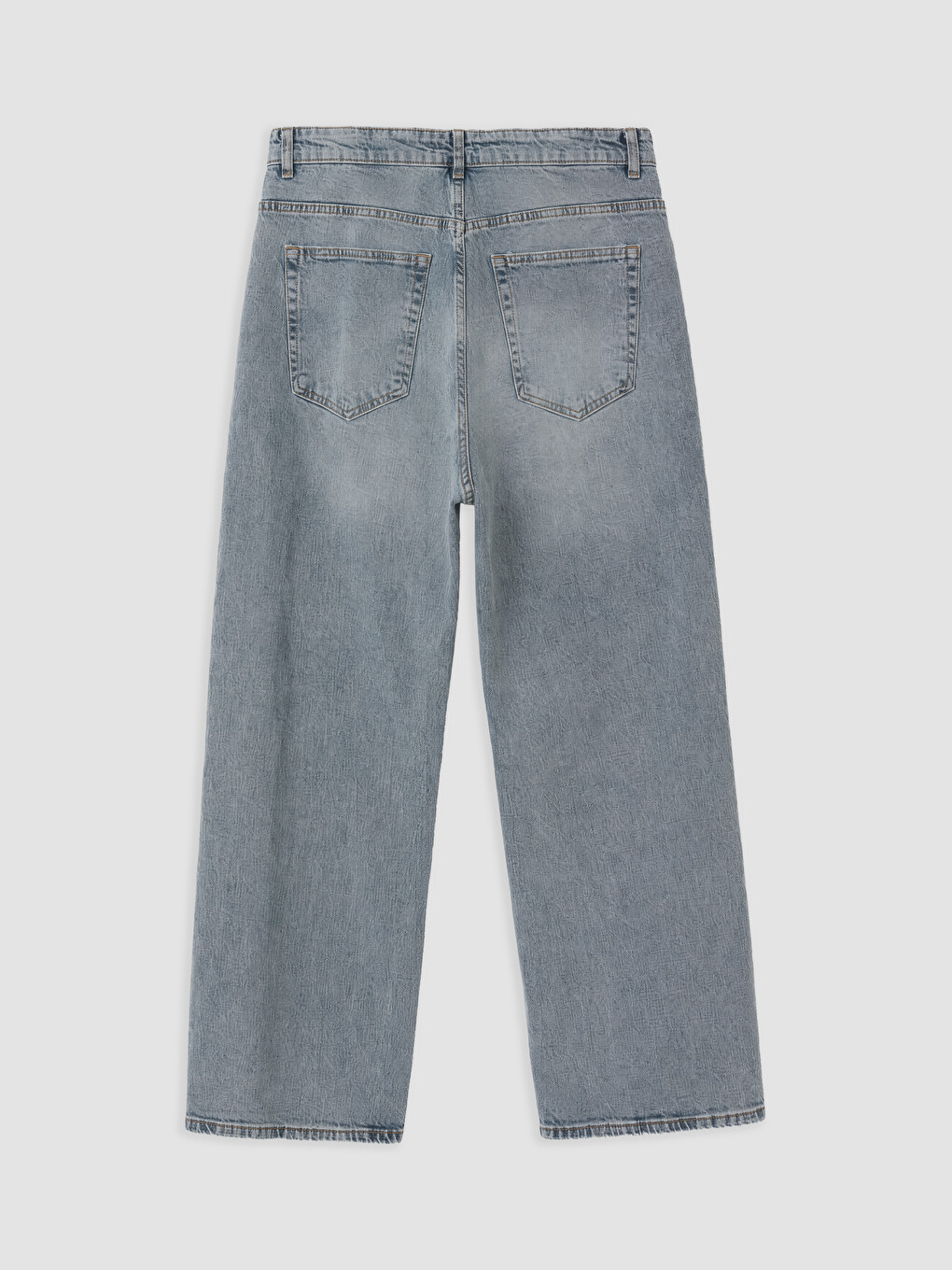 Gri 710 Loose Fit Erkek Jean Pantolon-1