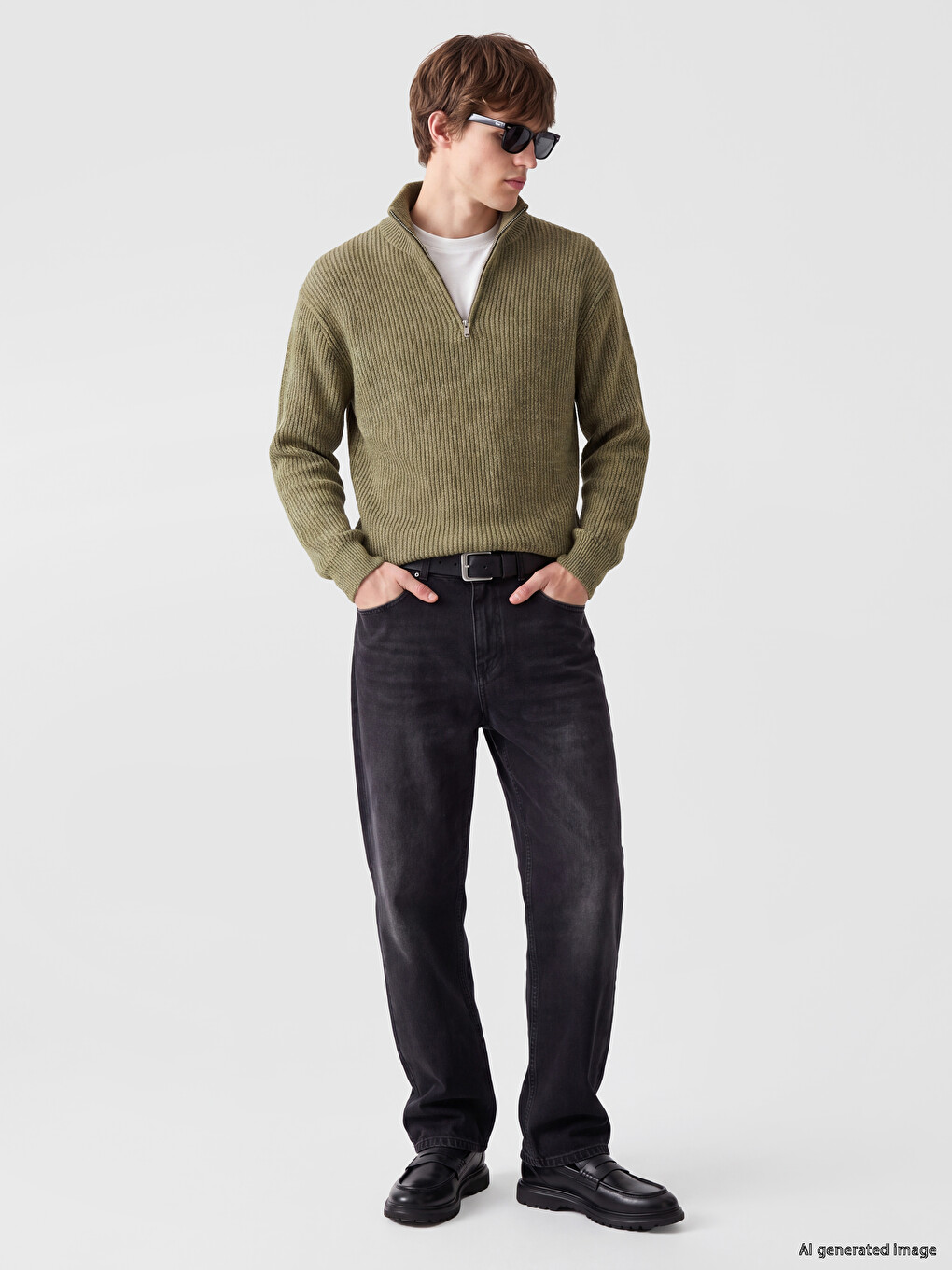Extra Loose Fit Men's Jeans-1