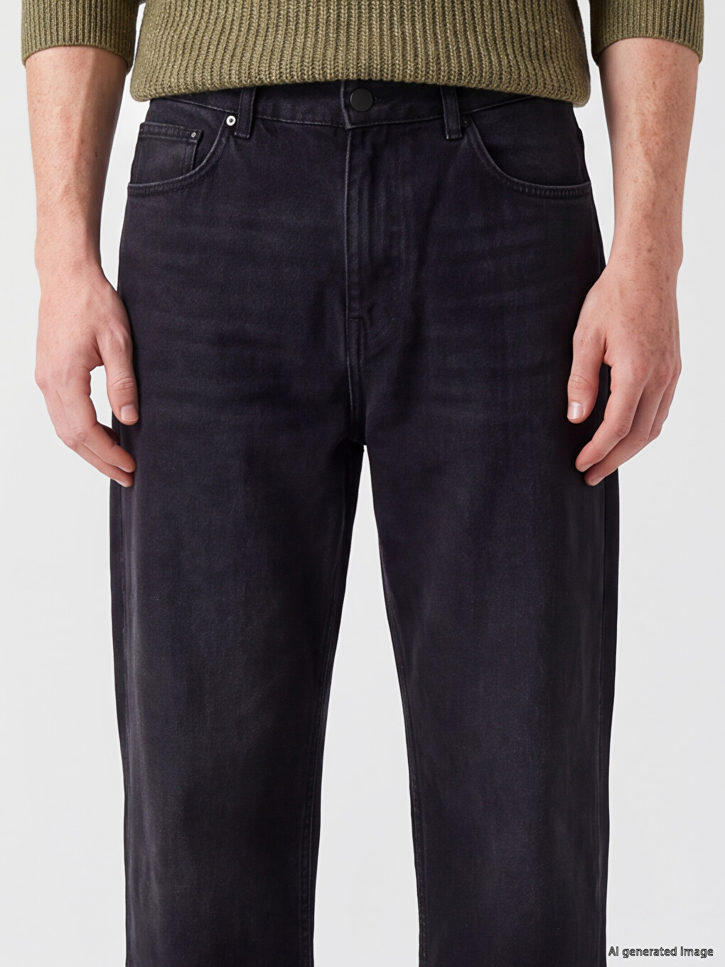 Extra Loose Fit Men's Jeans-3