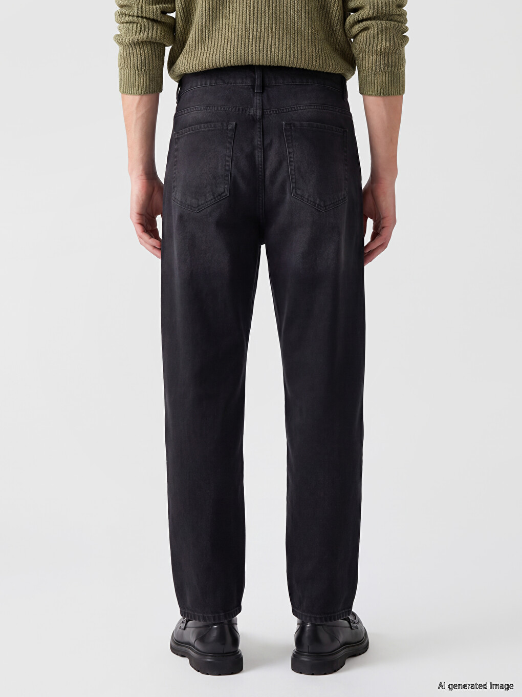 Extra Loose Fit Men's Jeans-4