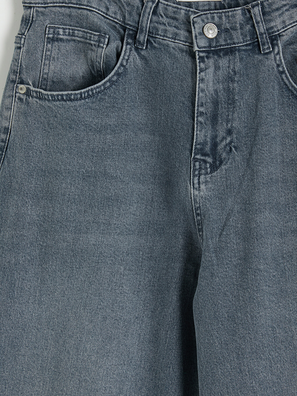 Gri 710 Loose Fit Erkek Jean Pantolon-2