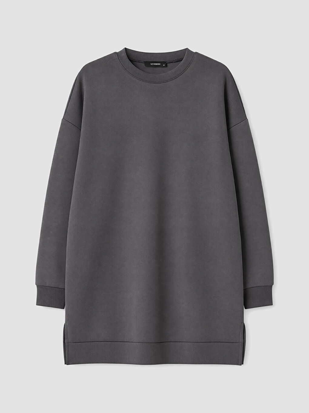Gri Soft Touch Kadın Sweatshirt Tunik
