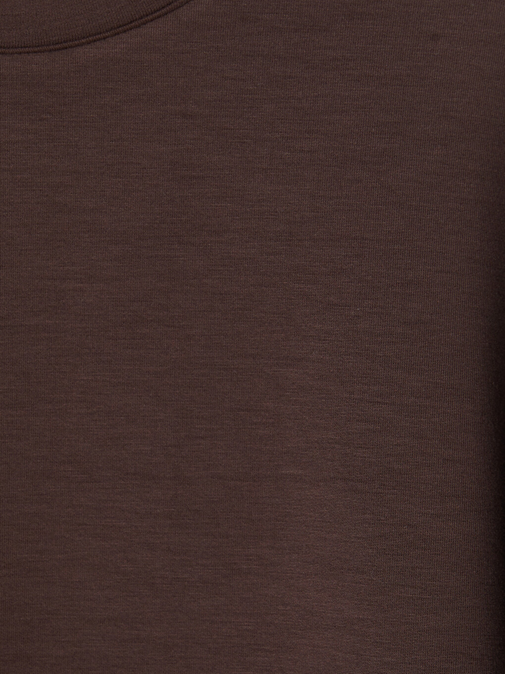 Kahverengi Soft Touch Kadın Sweatshirt Tunik-2