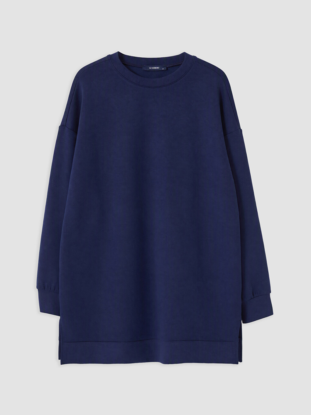 Lacivert Soft Touch Kadın Sweatshirt Tunik