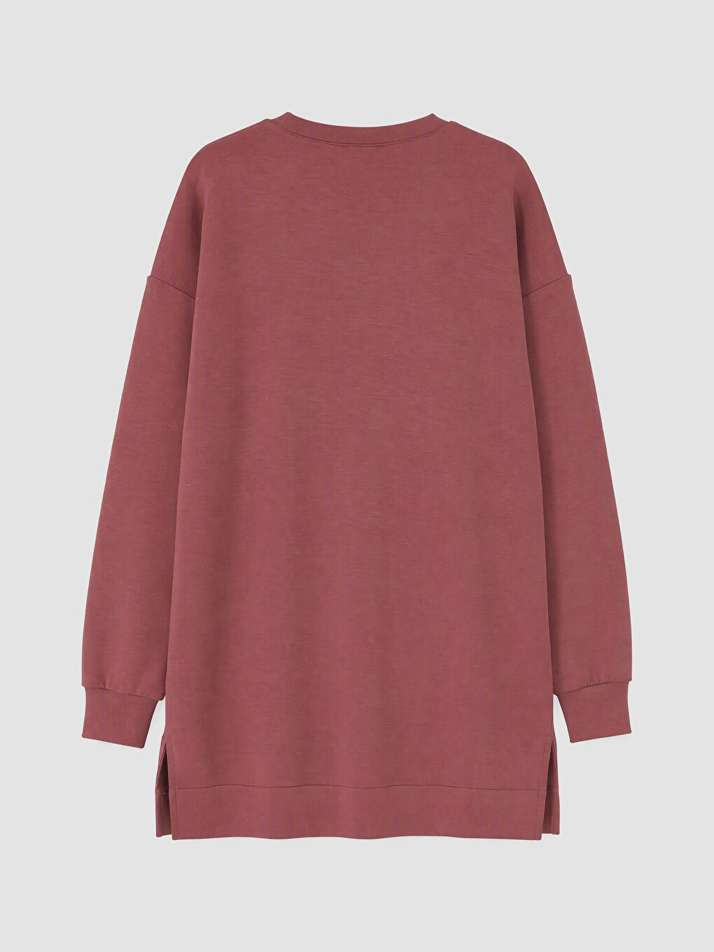 Pembe Soft Touch Kadın Sweatshirt Tunik-2