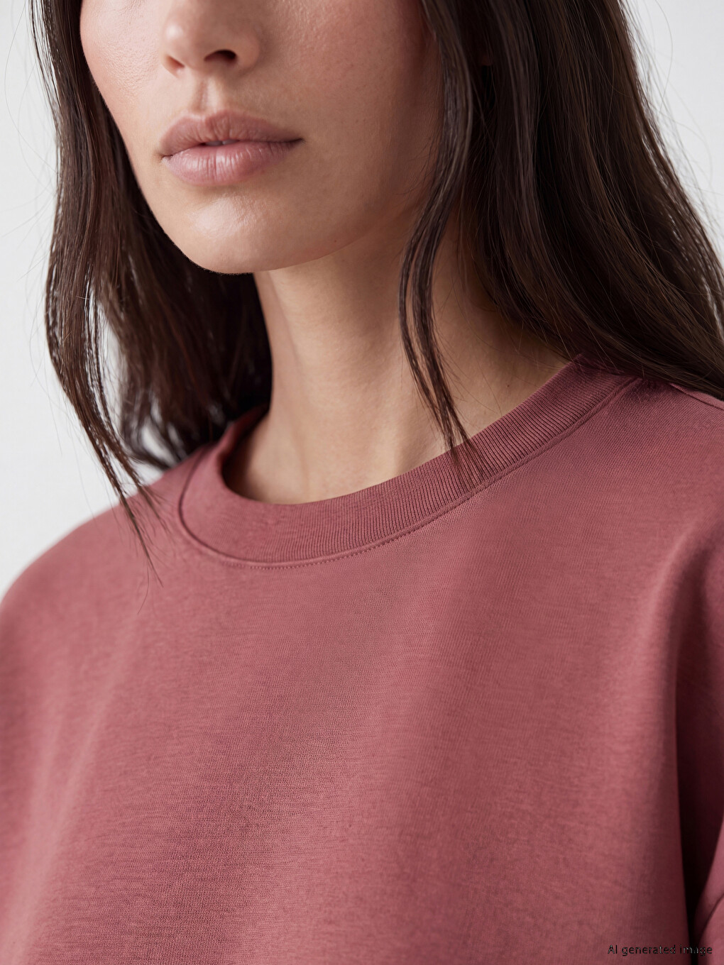 Pembe Soft Touch Kadın Sweatshirt Tunik-2