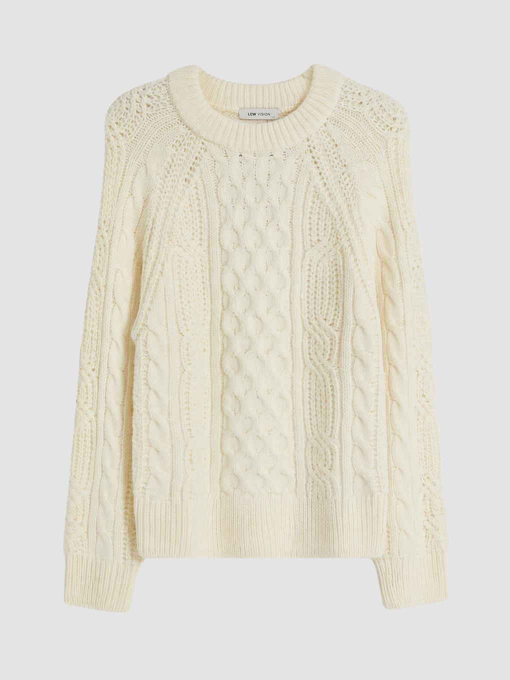 Cable Knit Patterned Knitwear Sweater-4
