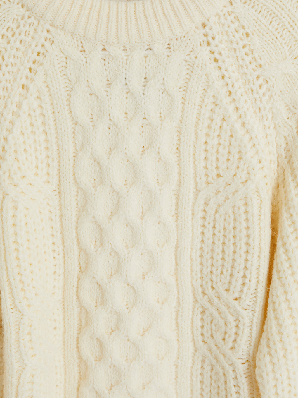 Cable Knit Patterned Knitwear Sweater-5