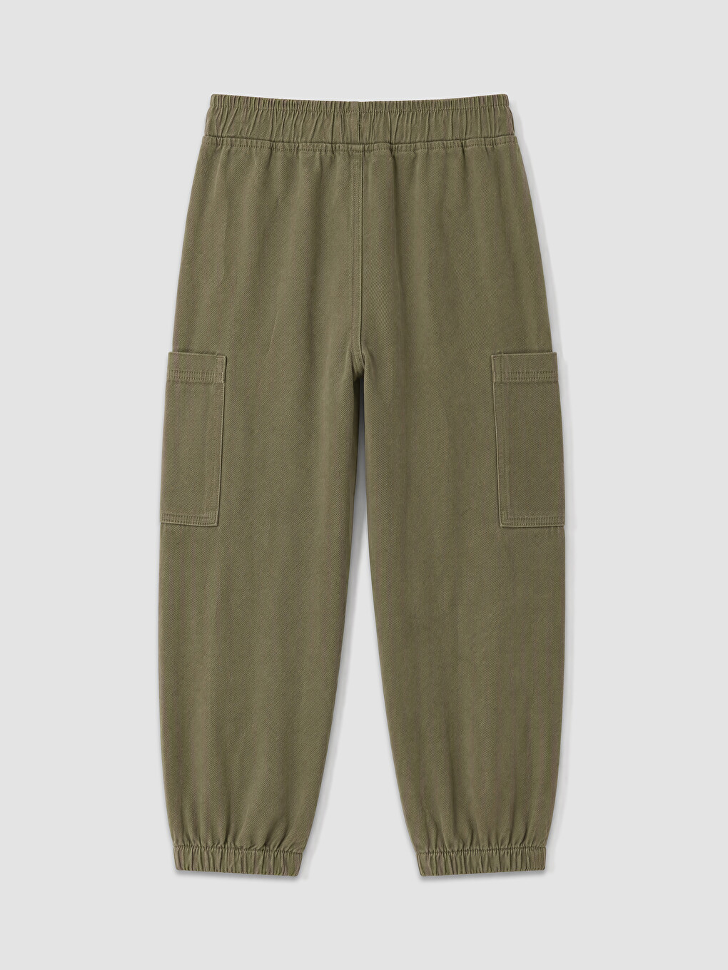Boy Khaki Jogger Trousers-1