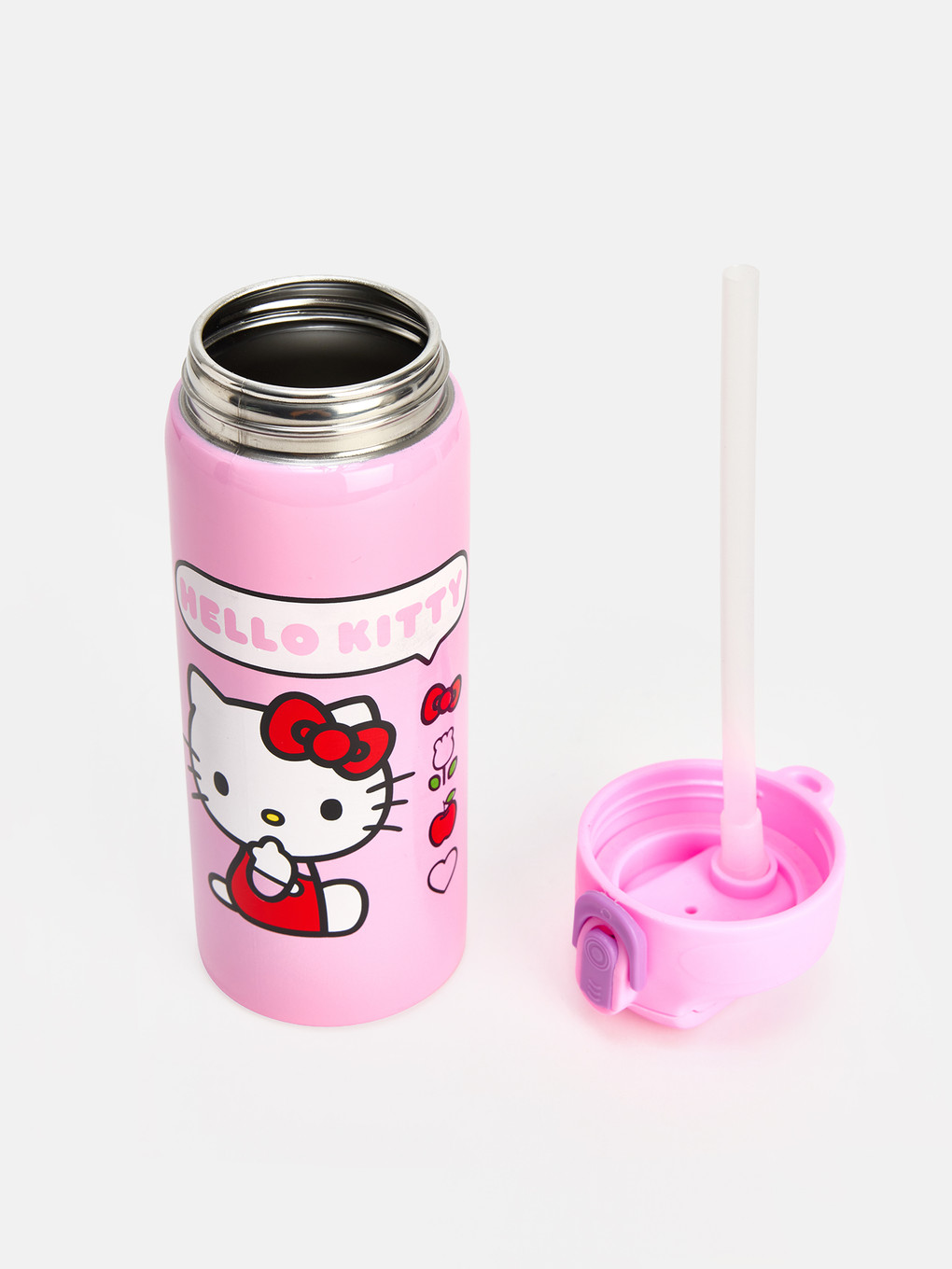 Karışık Hello Kitty Baskılı Metal Suluk 600 Ml-3