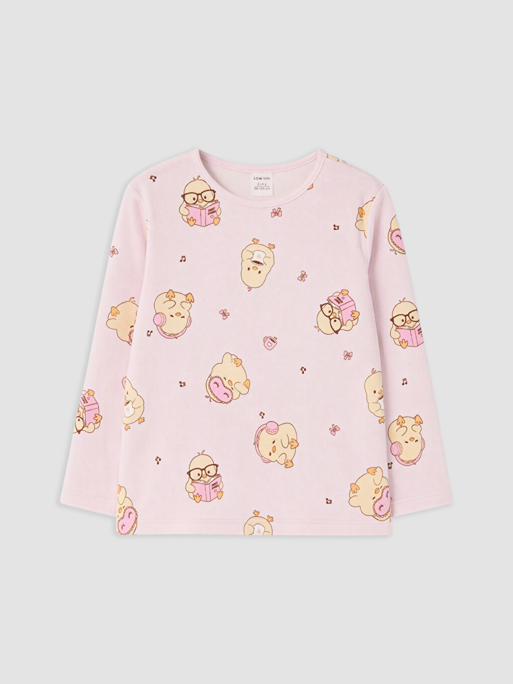 Girl Pink Pyjama Set-1