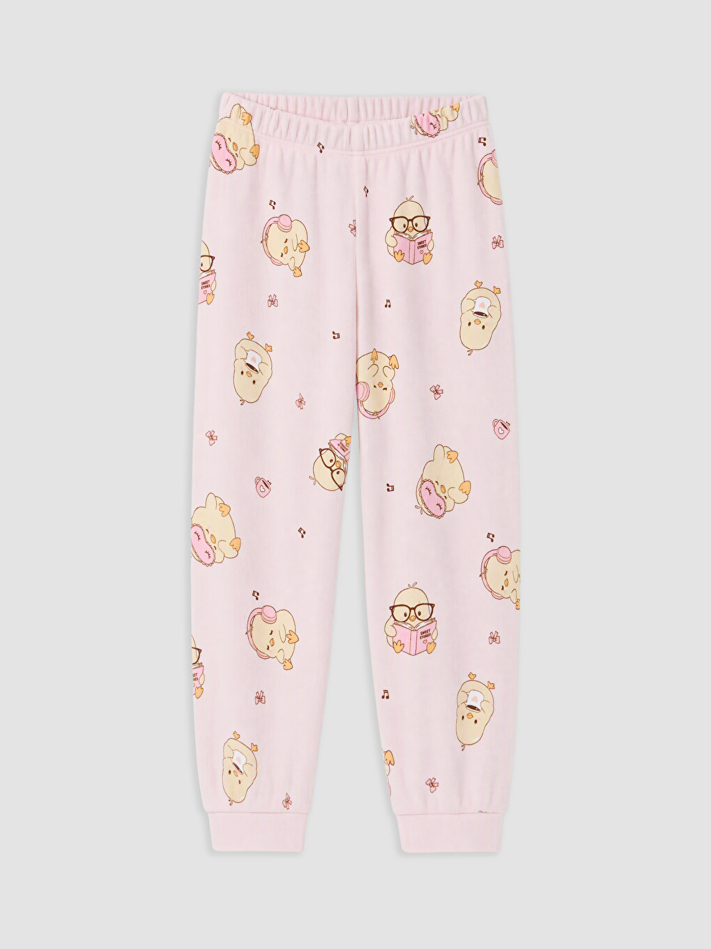 Girl Pink Pyjama Set-4
