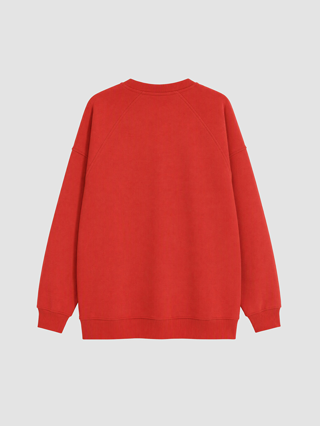 Oversize Women's Thick Sweatshirt Tunic-3