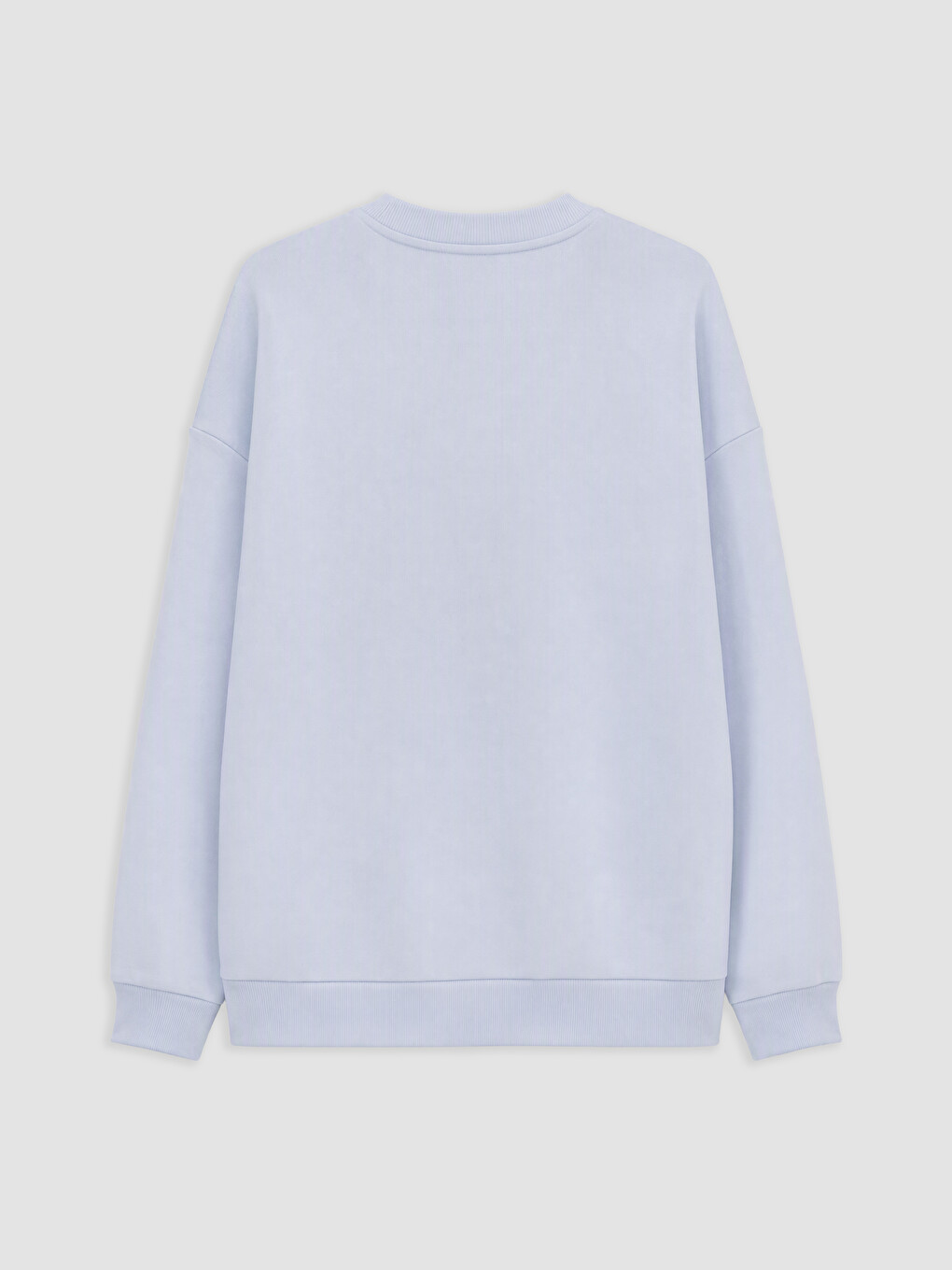 Mavi Baskılı Kadın Kalın Sweatshirt Tunik-1