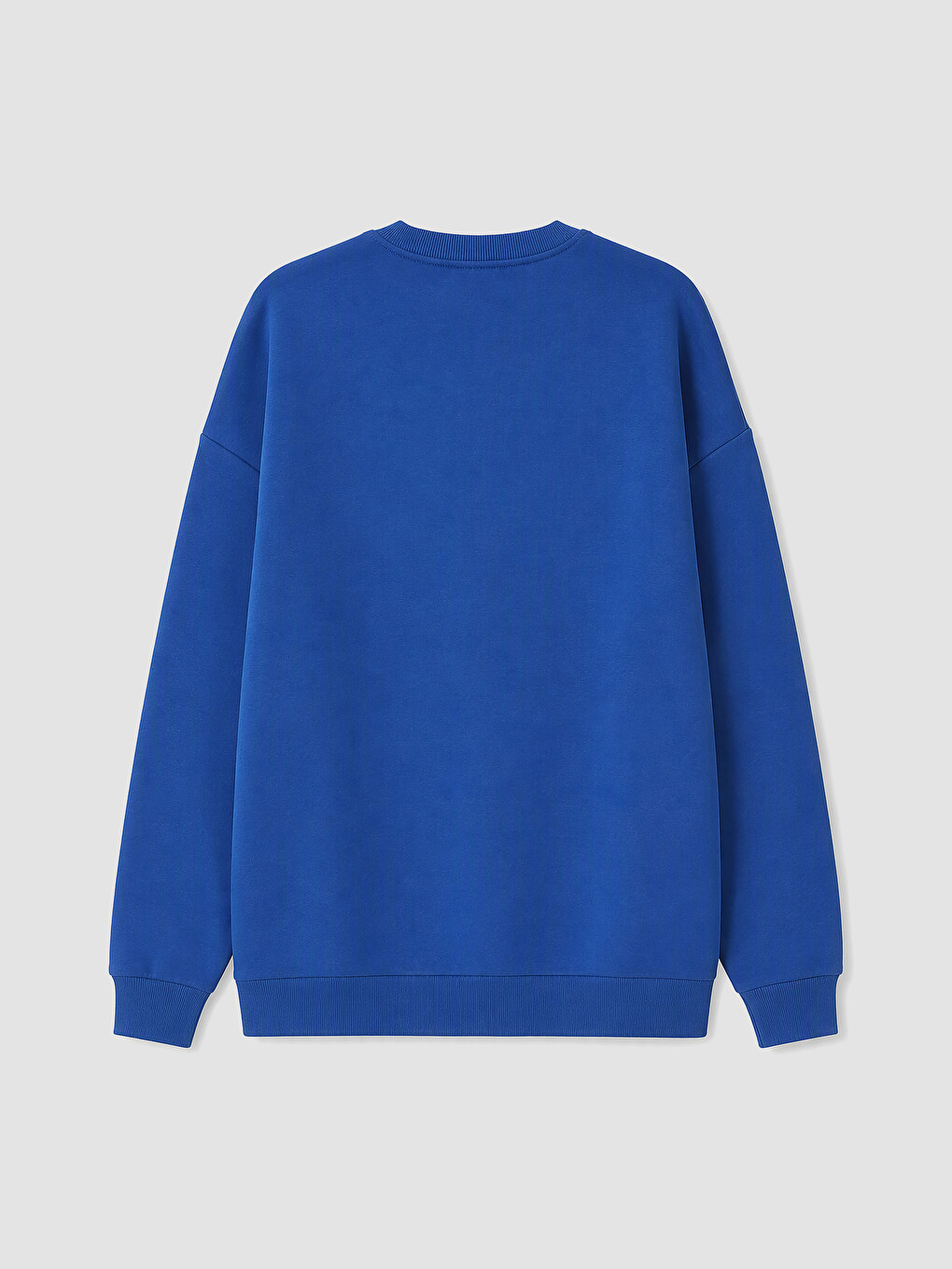 Mavi Baskılı Kadın Kalın Sweatshirt Tunik-3