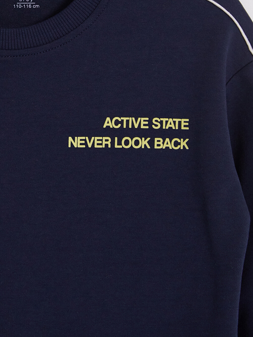 Tricou Imprimat Pentru Băieți Cu Guler Rotund-1