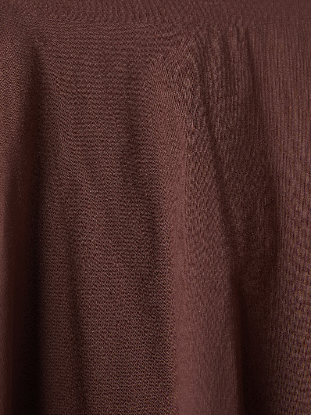 Kahverengi Beli Lastikli Poplin Kloş Etek-1