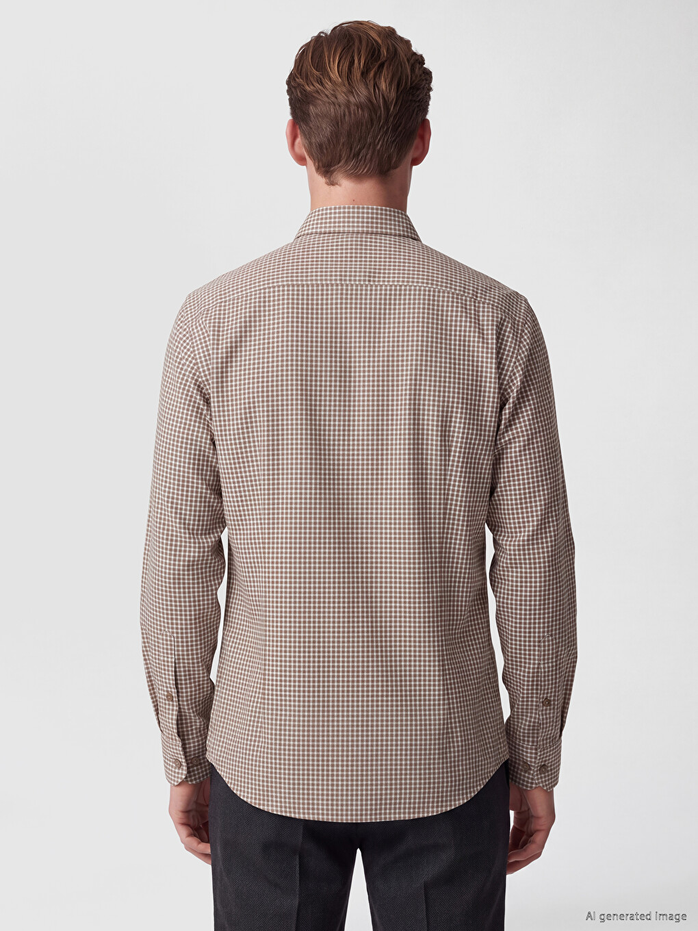 Regular Fit Dobby Men's Shirt-3