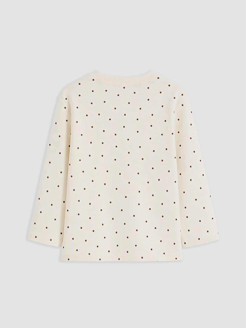 Crew Neck Printed Girls' T-shirt-1
