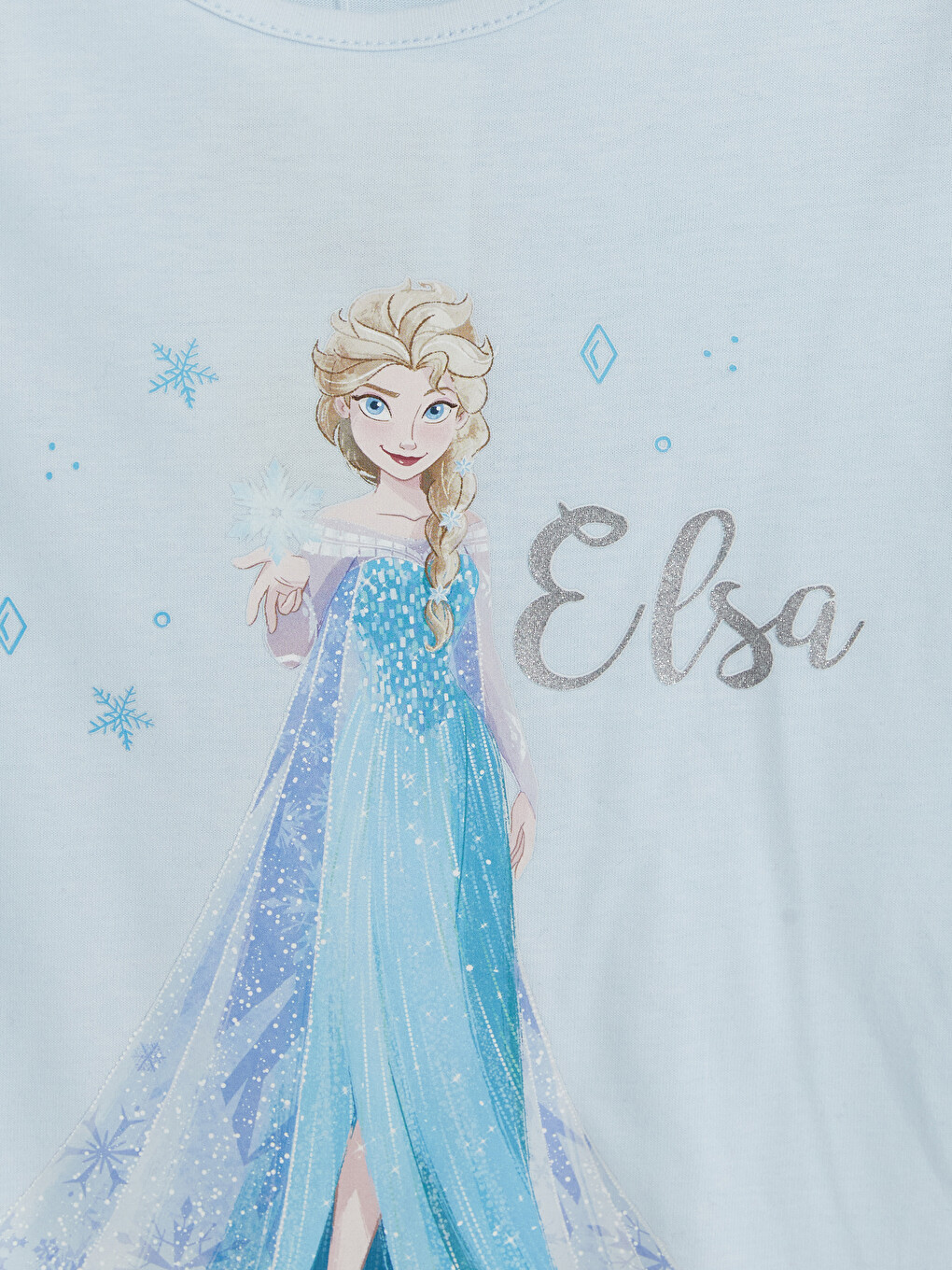 Elsa Printed Girls' T-shirt-3