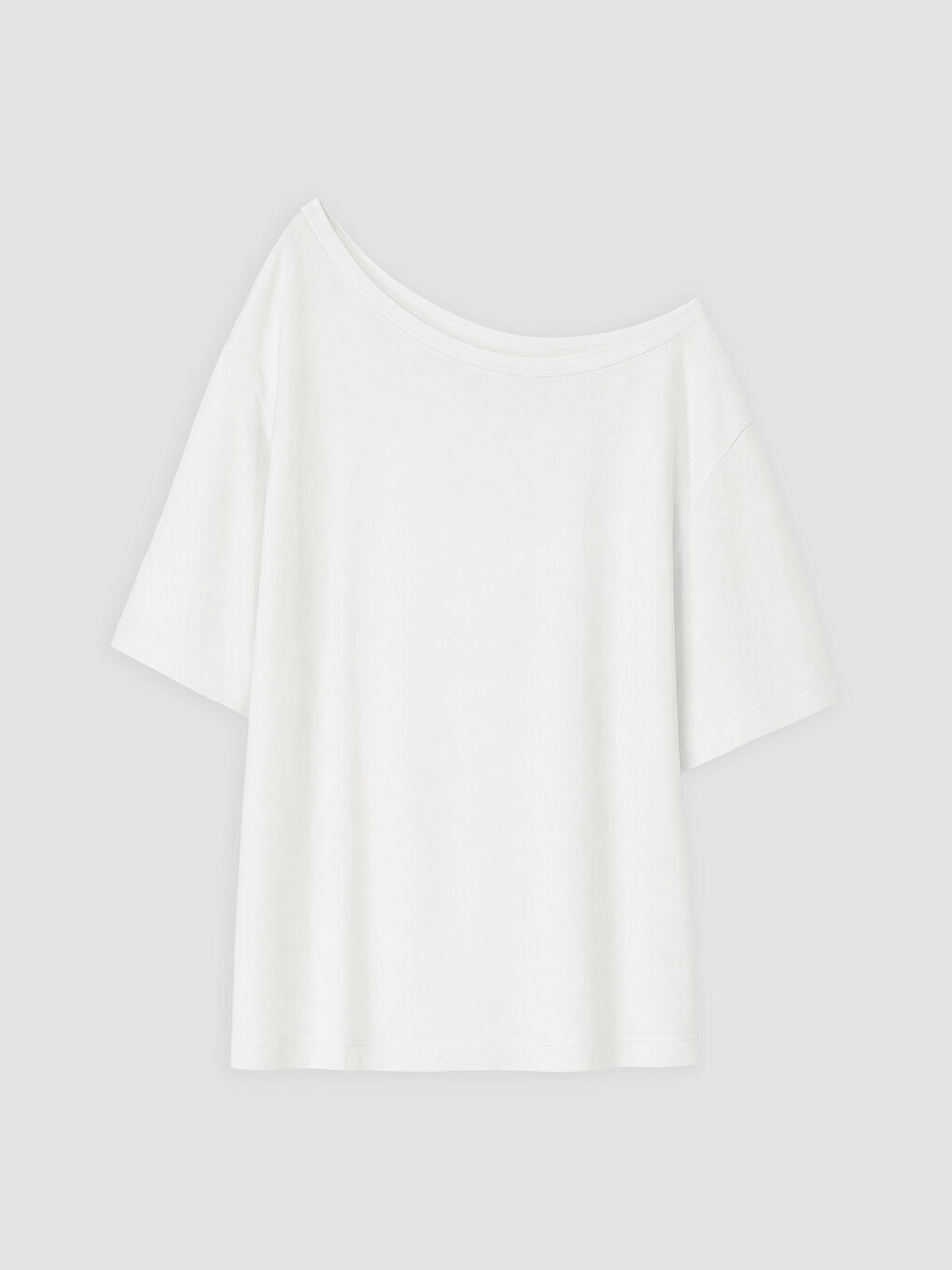 Woman White T-shirt-4