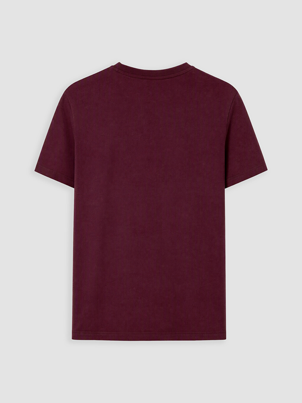 Mürdüm Oversize %100 Pamuklu Kadın Spor Tişört-2