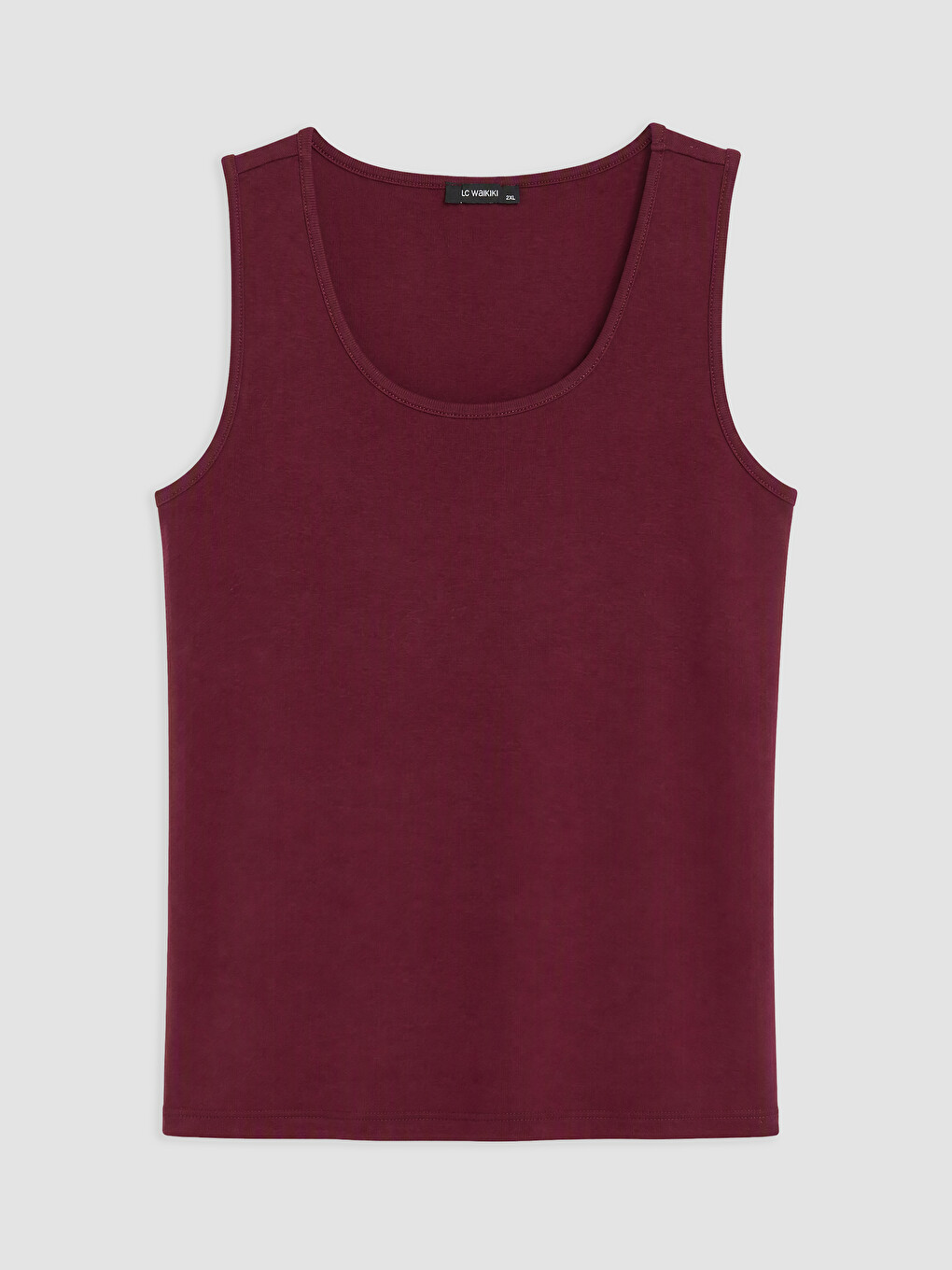 Plus Size U Neck Women's Tank Top-2