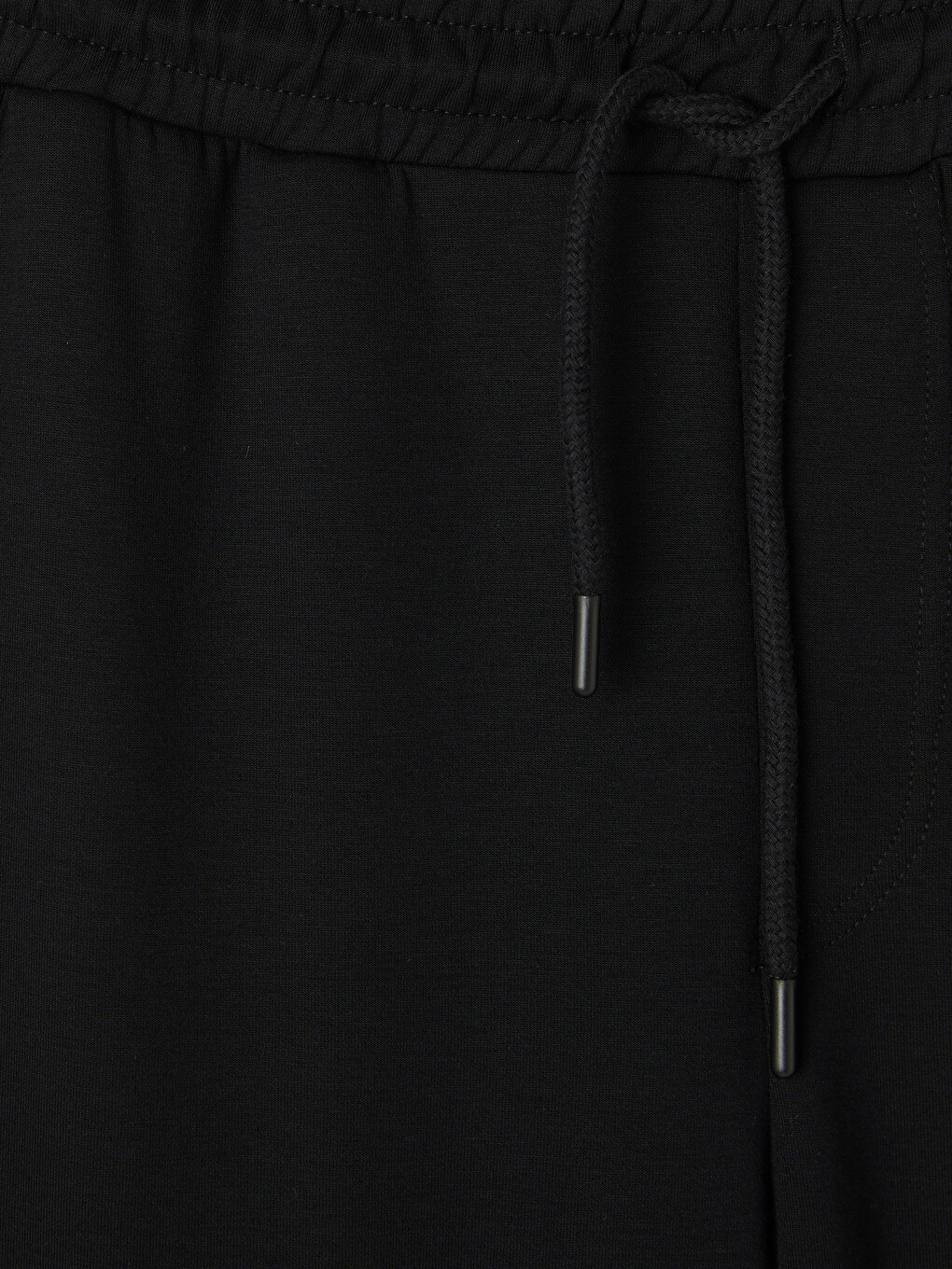 Man Black Pyjama Bottoms-1