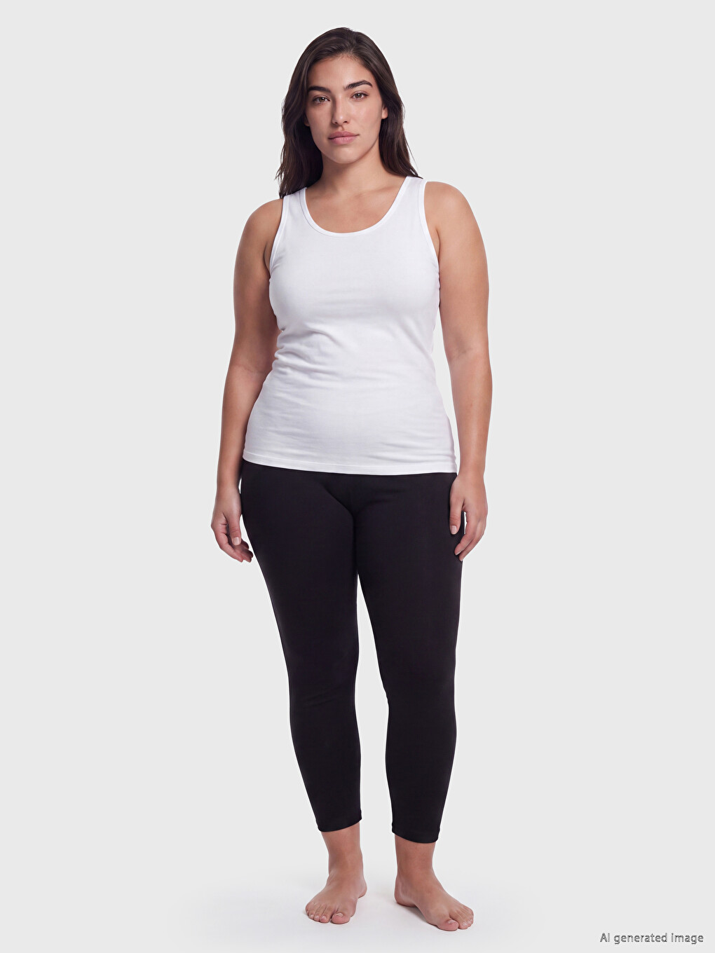 Elastic Waist Women's Leggings-4