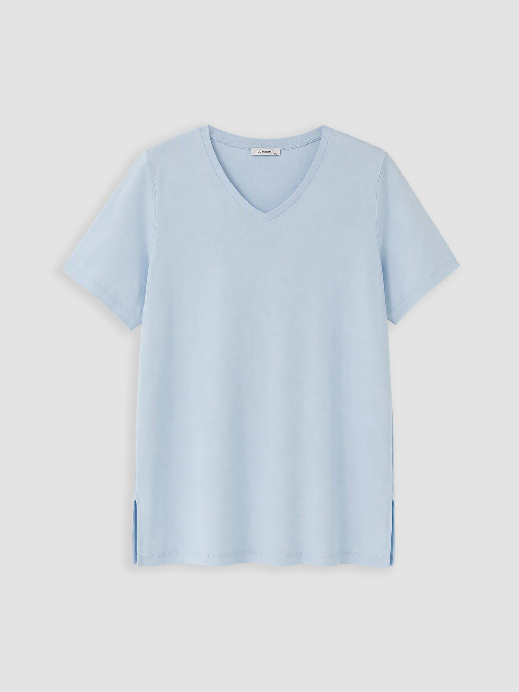 T-shirt Pambuku 100% Madhësi Plus Për Gra-2