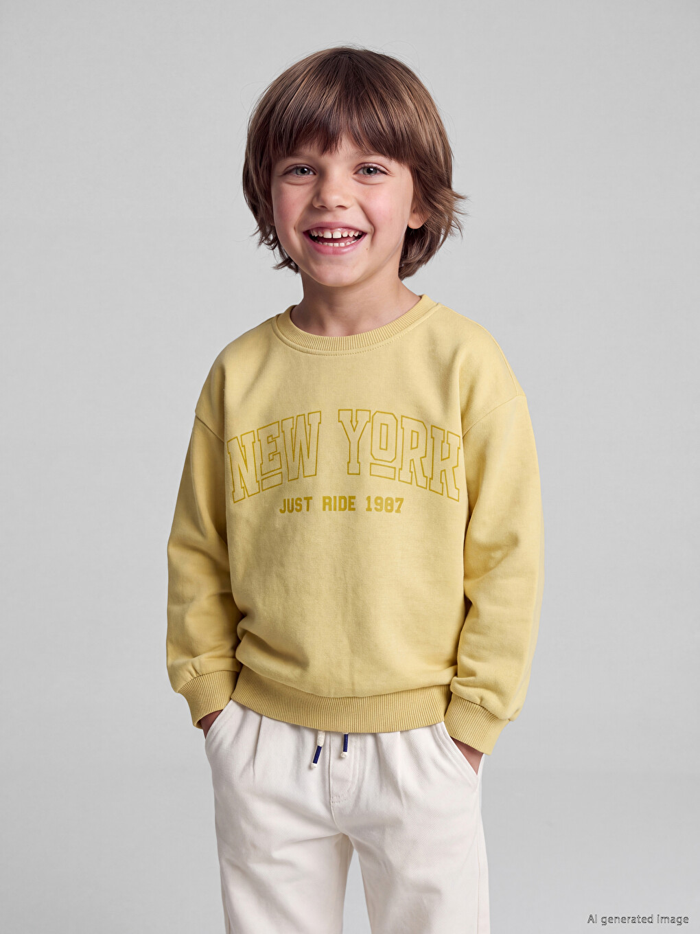 Nyc Printed Boys' Sweatshirt