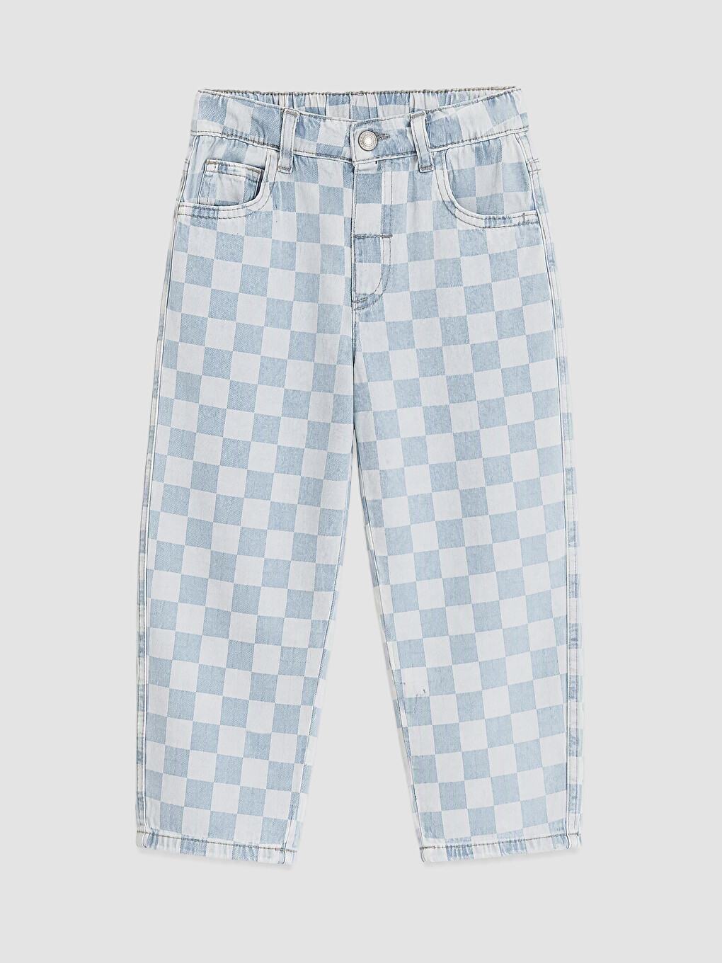 İndigo Baggy Fit Erkek Çocuk Jean Pantolon