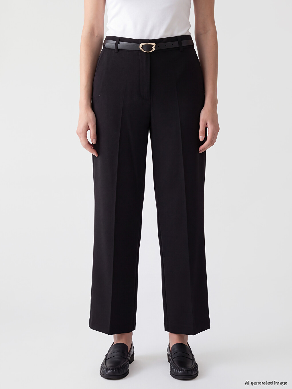 Woman Black Trousers-1