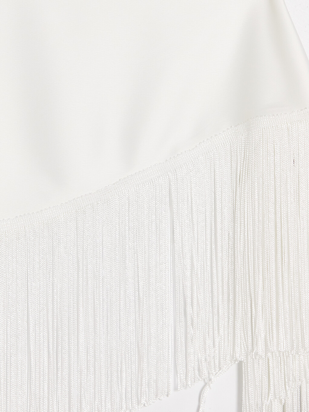 Tassel Detailed Women's Waist Shawl-2