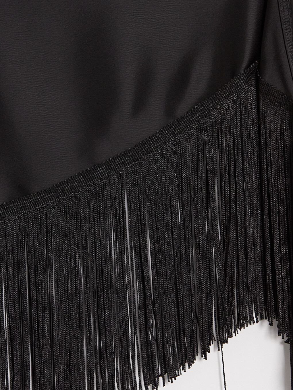 Tassel Detailed Women's Waist Shawl-2