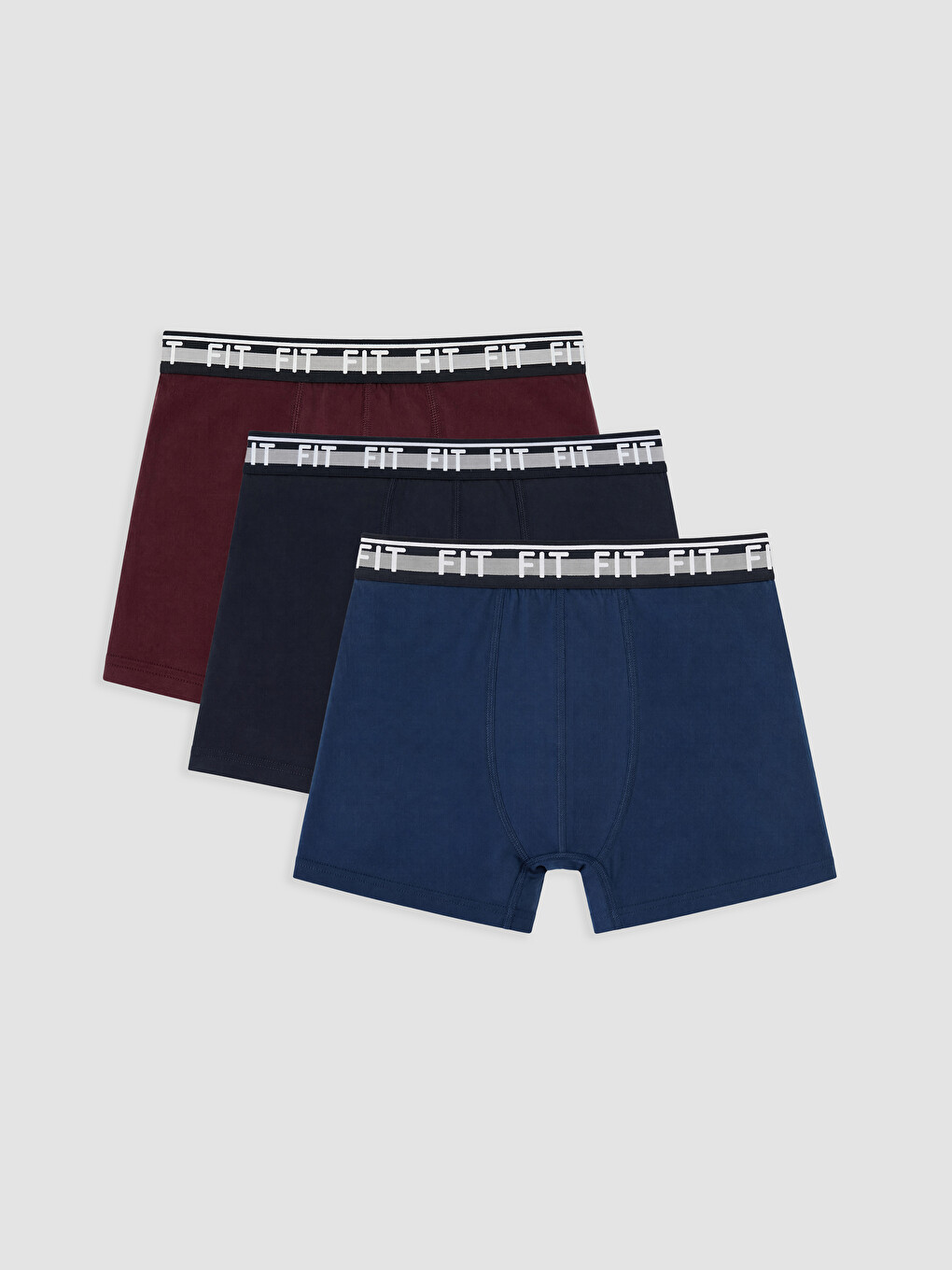 Karışık Pamuklu Esnek Erkek Boxer 3'lü Paket