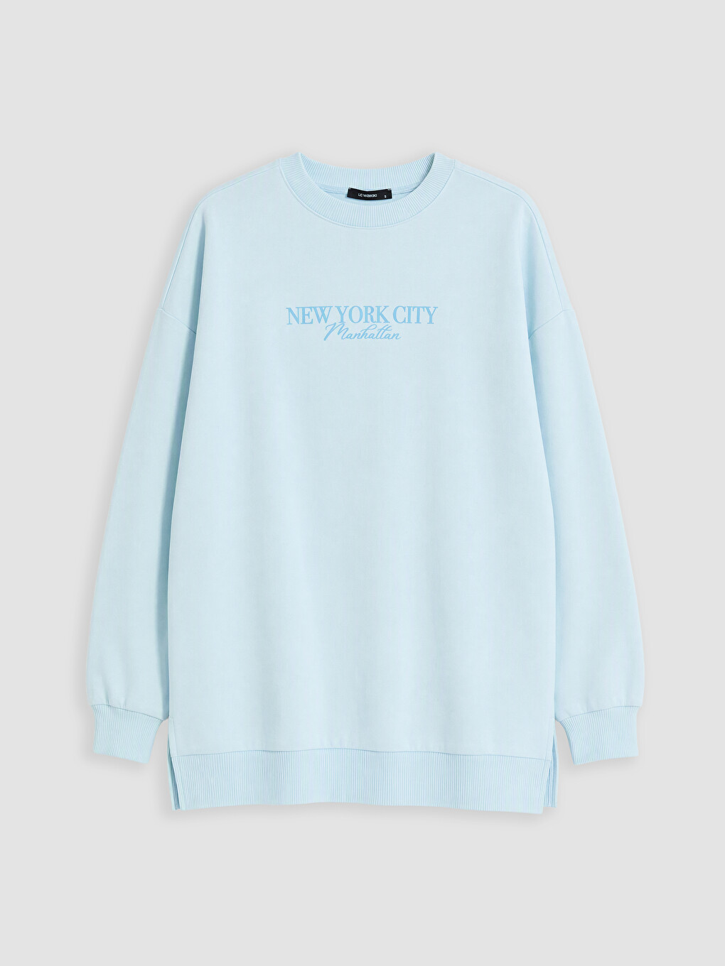 Mavi New York City Baskılı Kadın Sweatshirt Tunik-4