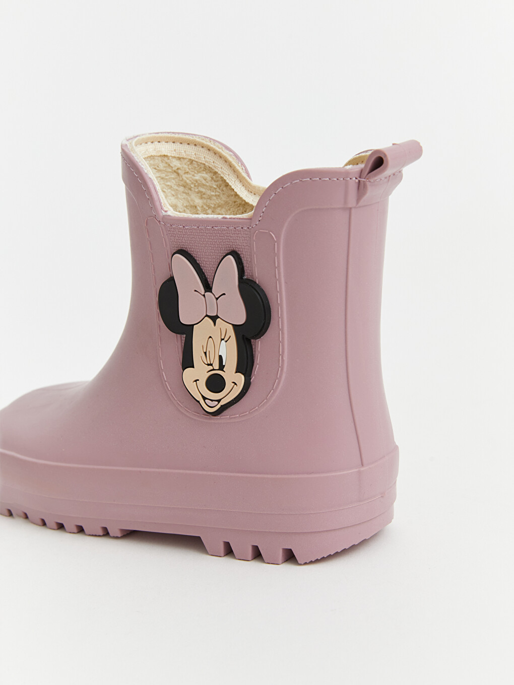 Pembe Minnie Mouse Baskılı Kız Çocuk Yağmur Botu-2